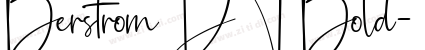 BerstromDT Bold字体转换